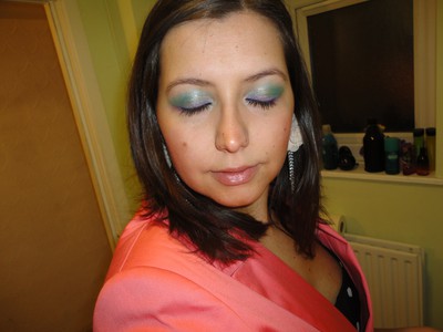 I had a Katy Perry inspired Make up D Ala PEACOCK P
